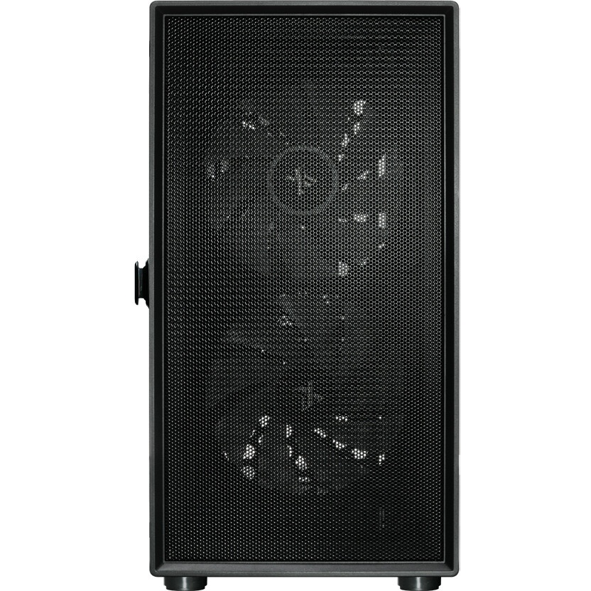 Компьютерный корпус XASTRA A400M 0F Black mATX/Mesh/Screwless TG+Mesh/ no fans/ A400M-0F
