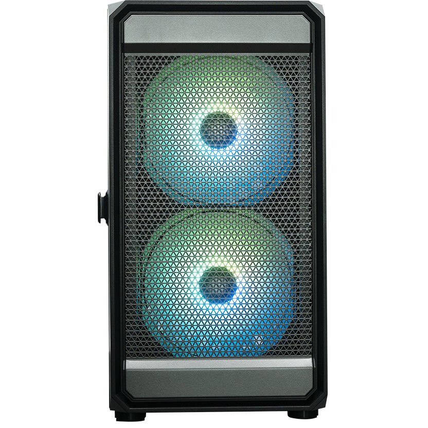 Компьютерный корпус XASTRA A400M 0F Black mATX/Mesh/Screwless TG+Mesh/ no fans/ A400M-0F