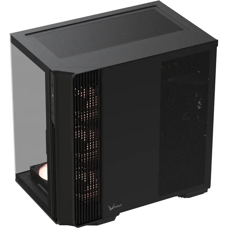 Корпус Formula Crystal Z7 черный без БП ATX 11x120mm 4x140mm 1xUSB3.0 1xUSB3.1 audio bott PSU