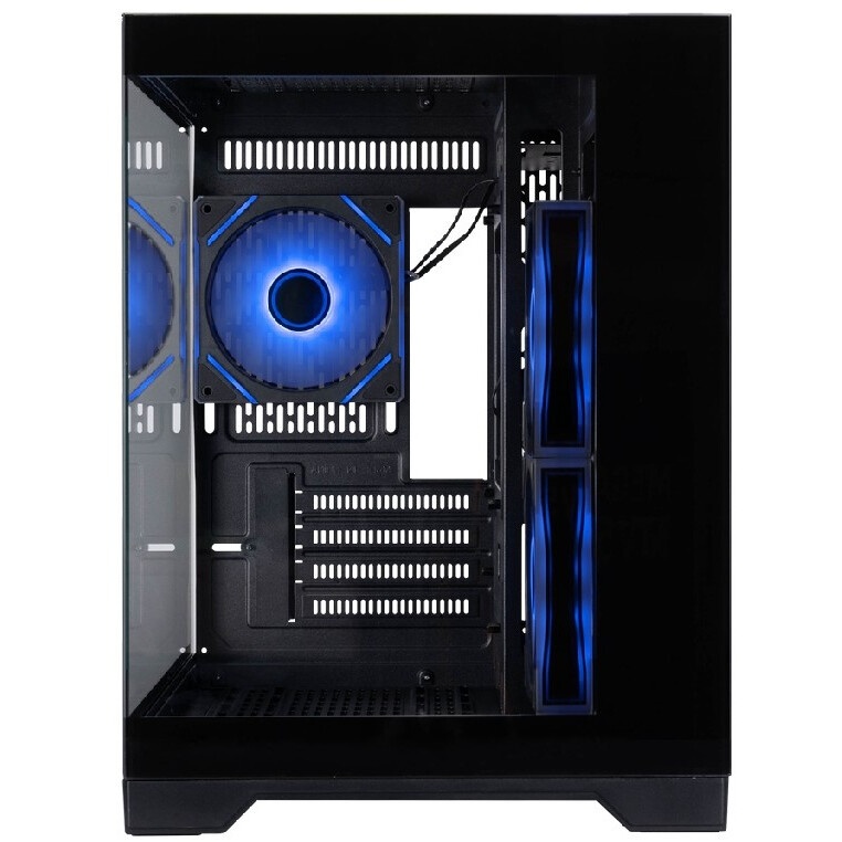 Корпус Formula Crystal U1M Cosmic черный без БП mATX 1xUSB3.0 audio bott PSU