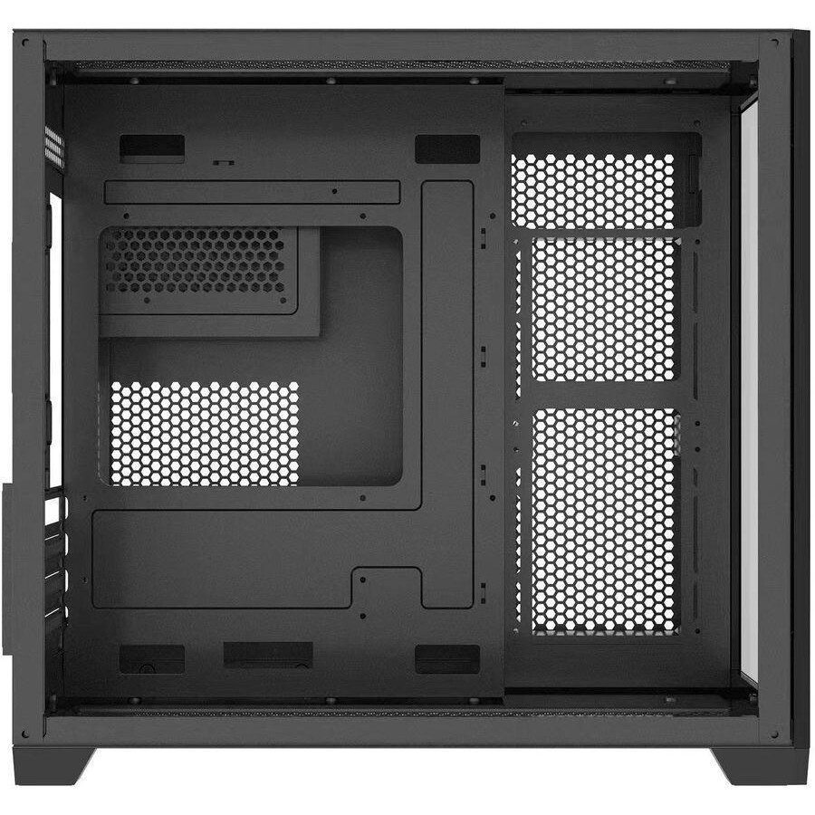 Корпус Formula Crystal U1M черный без БП mATX 1xUSB3.0 1xUSB3.1 audio bott PSU