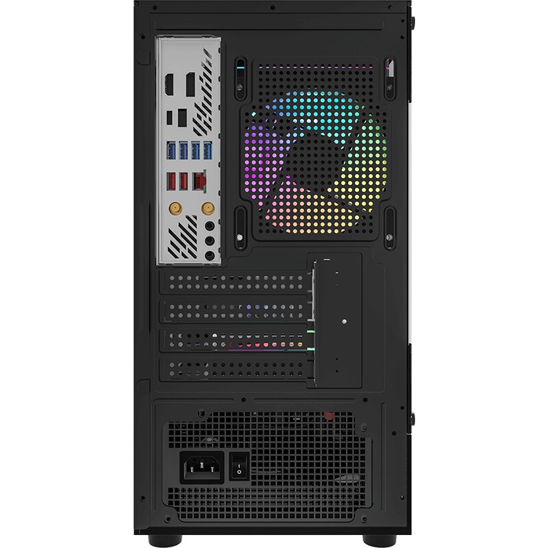 Корпус Formula Crystal U1M черный без БП mATX 1xUSB3.0 1xUSB3.1 audio bott PSU