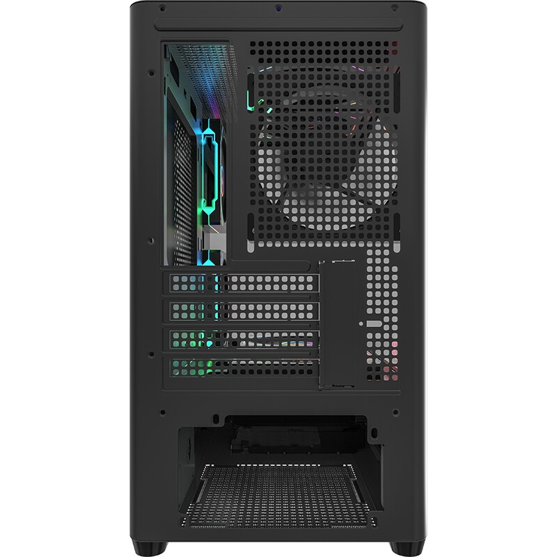 Корпус Formula Crystal U1M черный без БП mATX 1xUSB3.0 1xUSB3.1 audio bott PSU