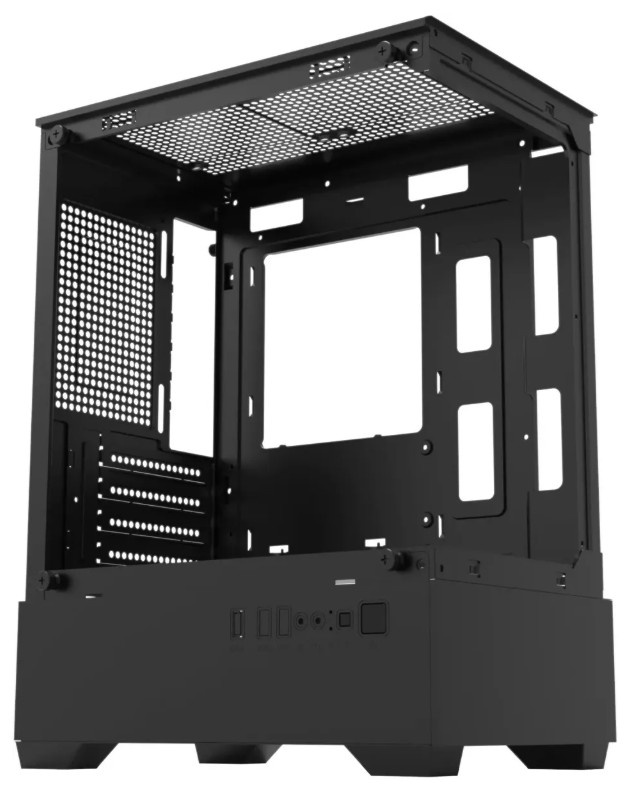 Корпус Bloody CC-125 черный без БП mATX 5x120mm 2xUSB2.0 1xUSB3.0 audio bott PSU