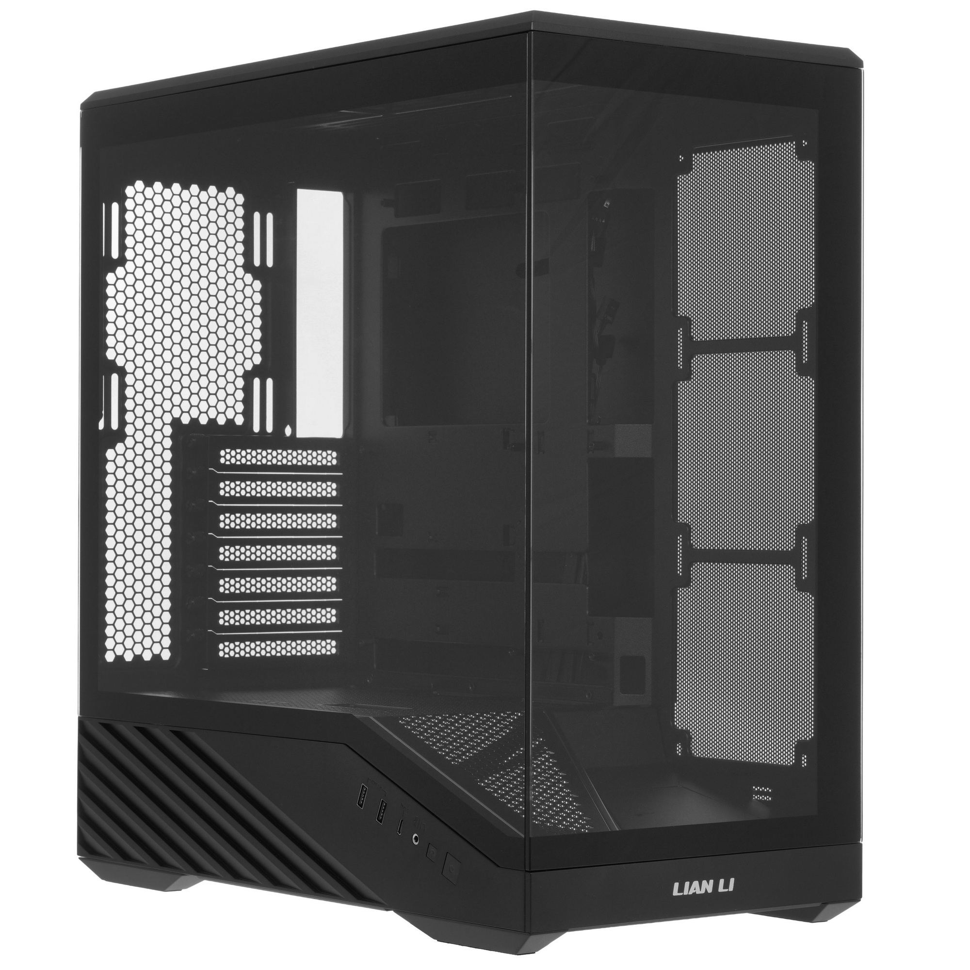 Компьютерный корпус Lian-Li V100 черный без БП ATX 9x120мм 6x140мм 2xUSB3.0 1xUSB3.1 audio bott PSU