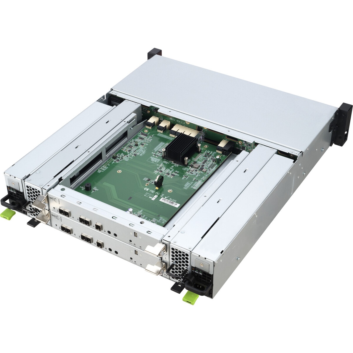 Корпус AIC J4060-04-35X_XJ1-40604-06, 4U 60x 3.5” hot-swap bays, hot-swap JBOD with dual SAS 12G exp
