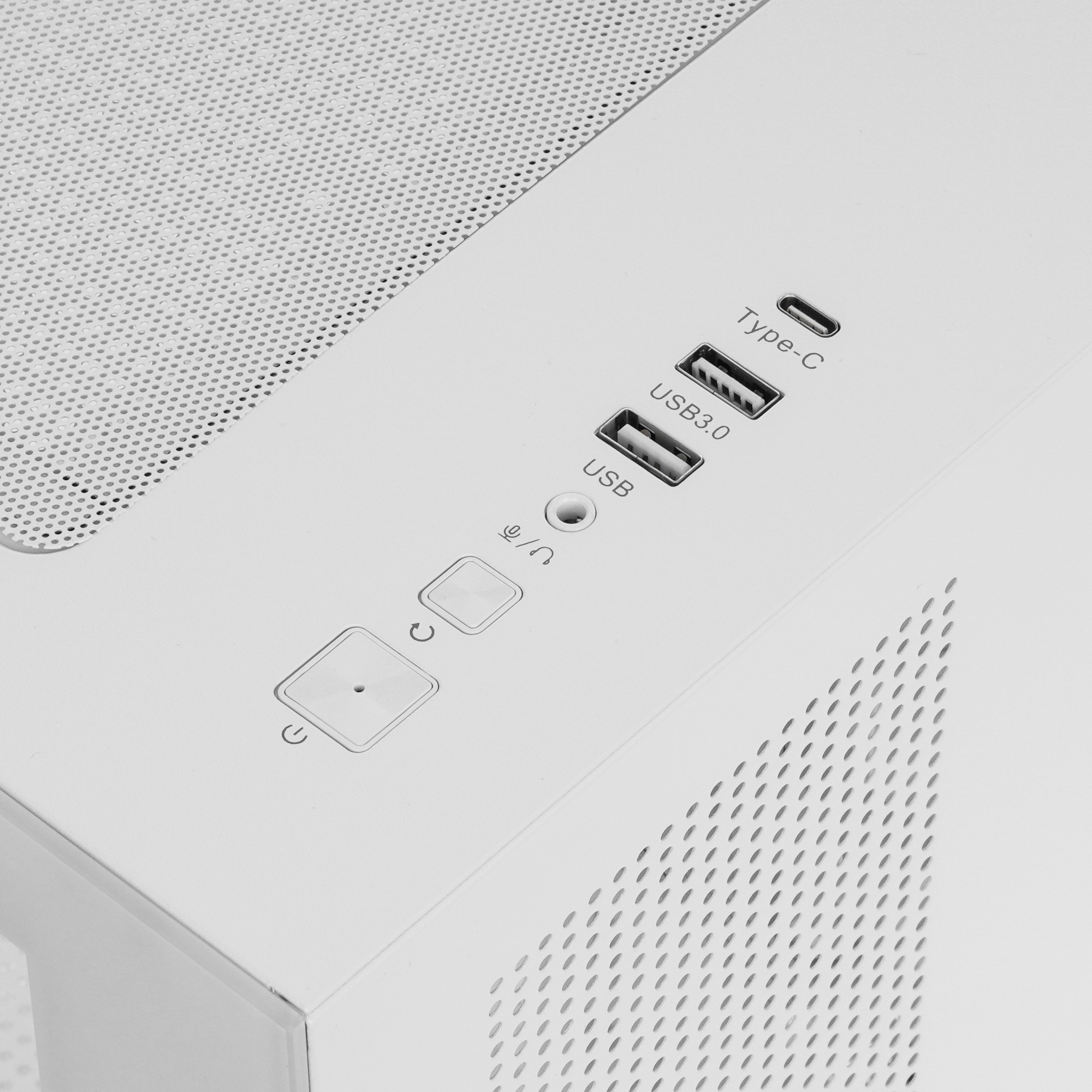 Компьютерный корпус Bloody CC-121 белый без БП mATX 7x120mm 1xUSB2.0 1xUSB3.0 audio