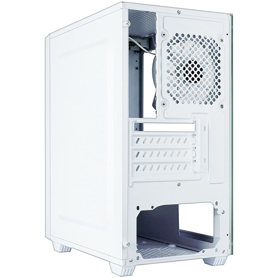 Корпус Ginzzu CL660 mATX FAN 4*12FRGB  передняя панель Решетка Белый