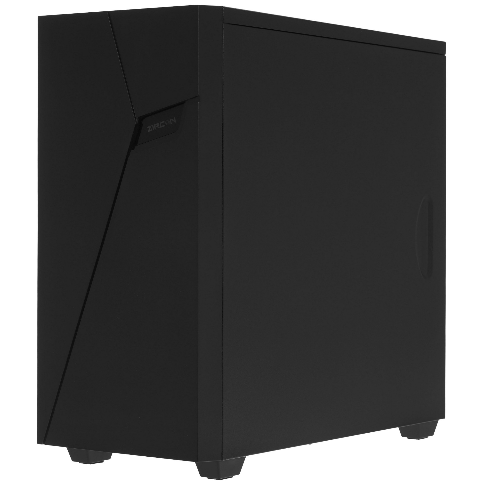 Компьютерный корпус Zircon Star без БП (Midi Tower,Micro-ATX, Черн., 1*USB3.0, 2*USB2.0, 1*92мм)