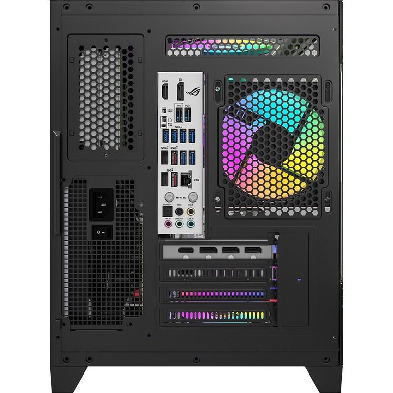 Корпус Formula Crystal U1 Floe черный без БП ATX 9x120mm 1xUSB3.0 1xUSB3.1 audio bott PSU