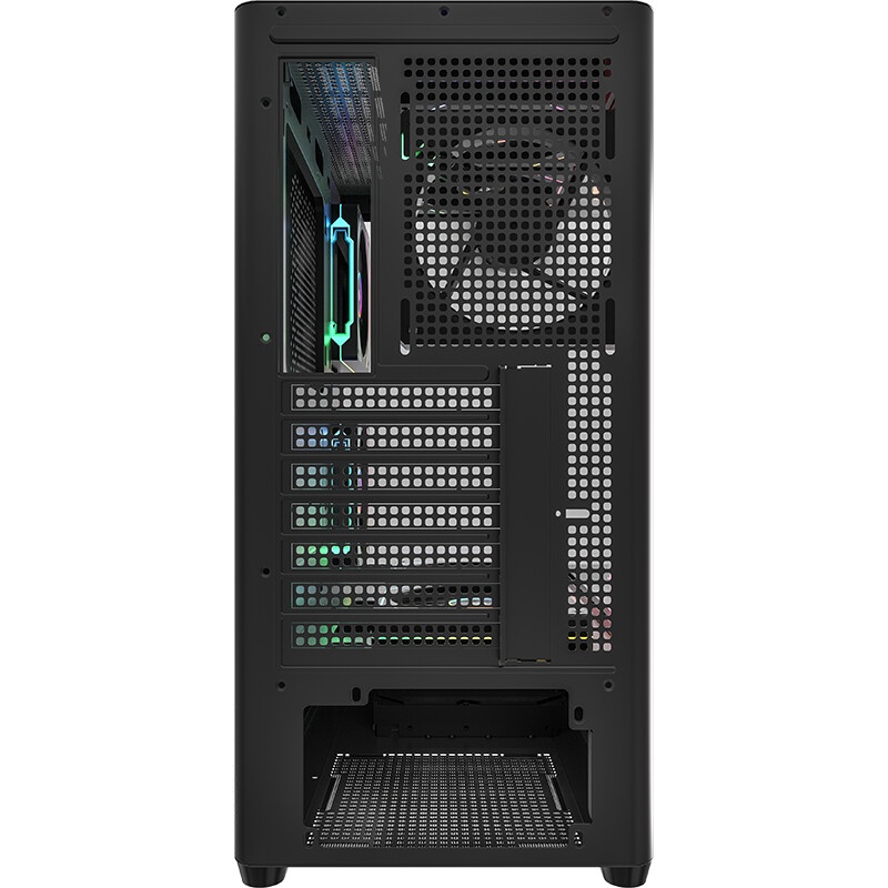 Корпус Formula Crystal U1 Floe черный без БП ATX 9x120mm 1xUSB3.0 1xUSB3.1 audio bott PSU