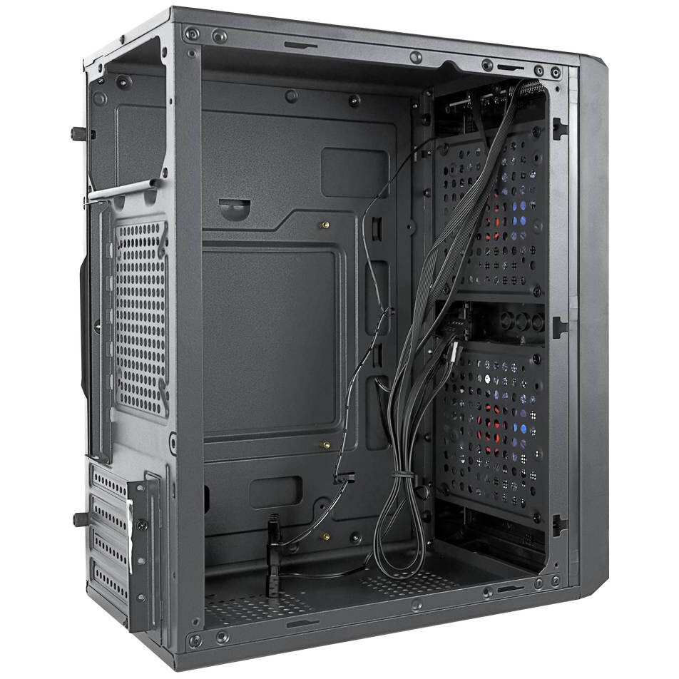Корпус Ginzzu CL650 mATX FAN 4*12FRGB  передняя панель Решетка
