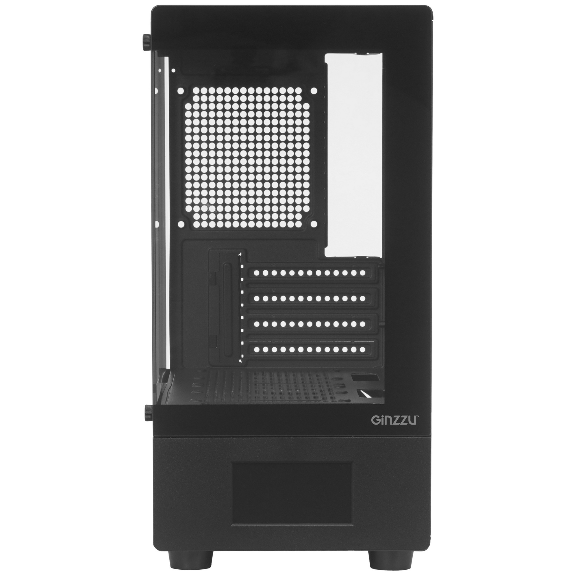 Корпус Ginzzu RX400D mATX жк. Дисплей