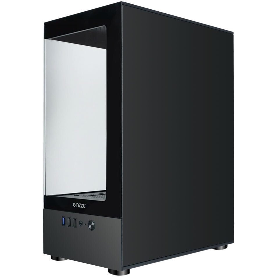 Корпус Accord ACC-UE2B TG OFFICE PRO черный без БП mATX 2xUSB2.0 1xUSB3.0 1xUSB3.1 audio