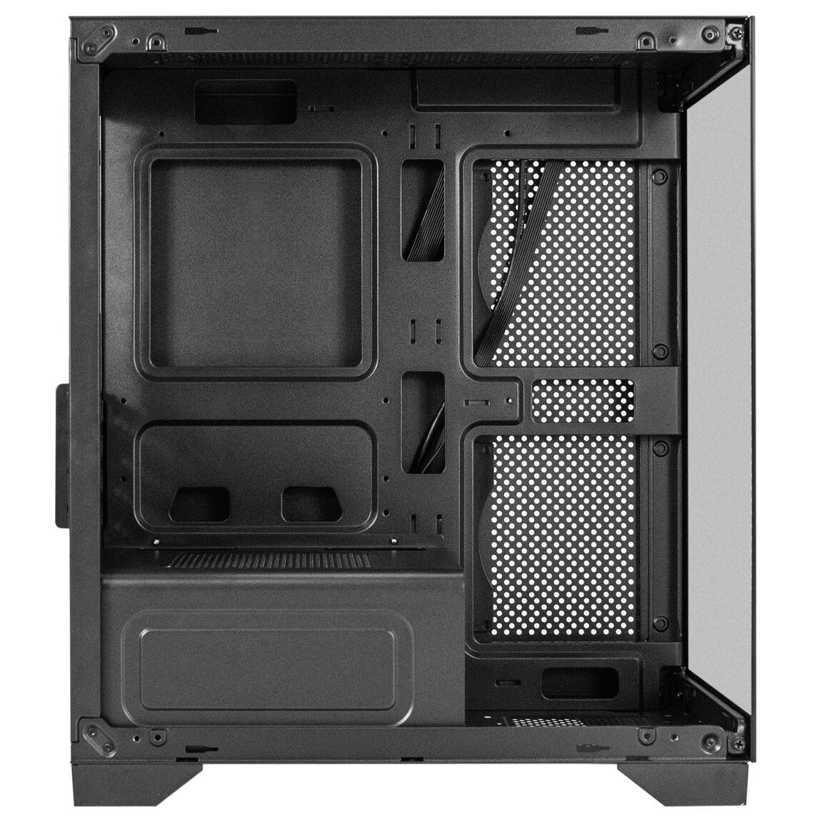 Корпус Accord ACC-UE2B TG OFFICE PRO черный без БП mATX 2xUSB2.0 1xUSB3.0 1xUSB3.1 audio