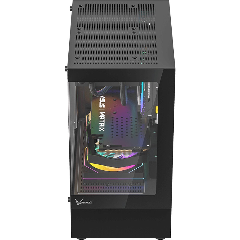 Корпус Accord ACC-UE2B TG OFFICE PRO черный без БП mATX 2xUSB2.0 1xUSB3.0 1xUSB3.1 audio