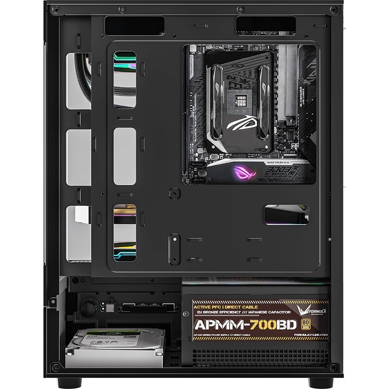 Корпус Accord ACC-UE2B TG OFFICE PRO черный без БП mATX 2xUSB2.0 1xUSB3.0 1xUSB3.1 audio