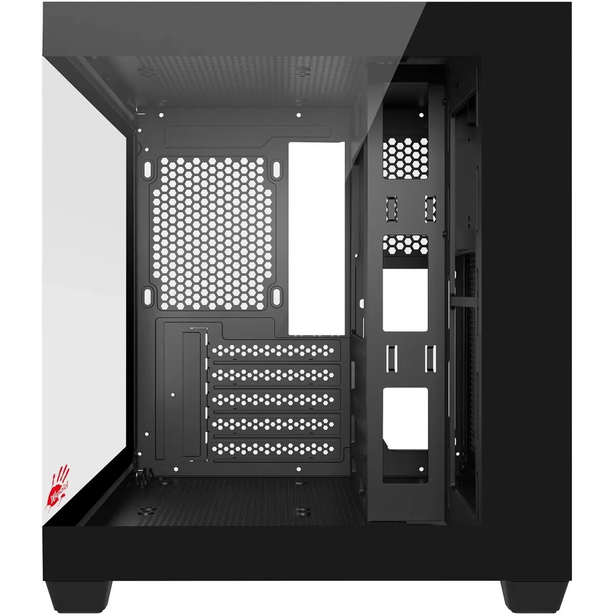 Корпус Accord ACC-UE2B TG OFFICE PRO черный без БП mATX 2xUSB2.0 1xUSB3.0 1xUSB3.1 audio