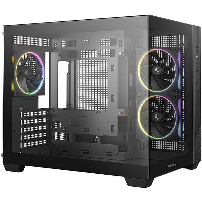 Корпус Accord ACC-UE2B TG OFFICE PRO черный без БП mATX 2xUSB2.0 1xUSB3.0 1xUSB3.1 audio
