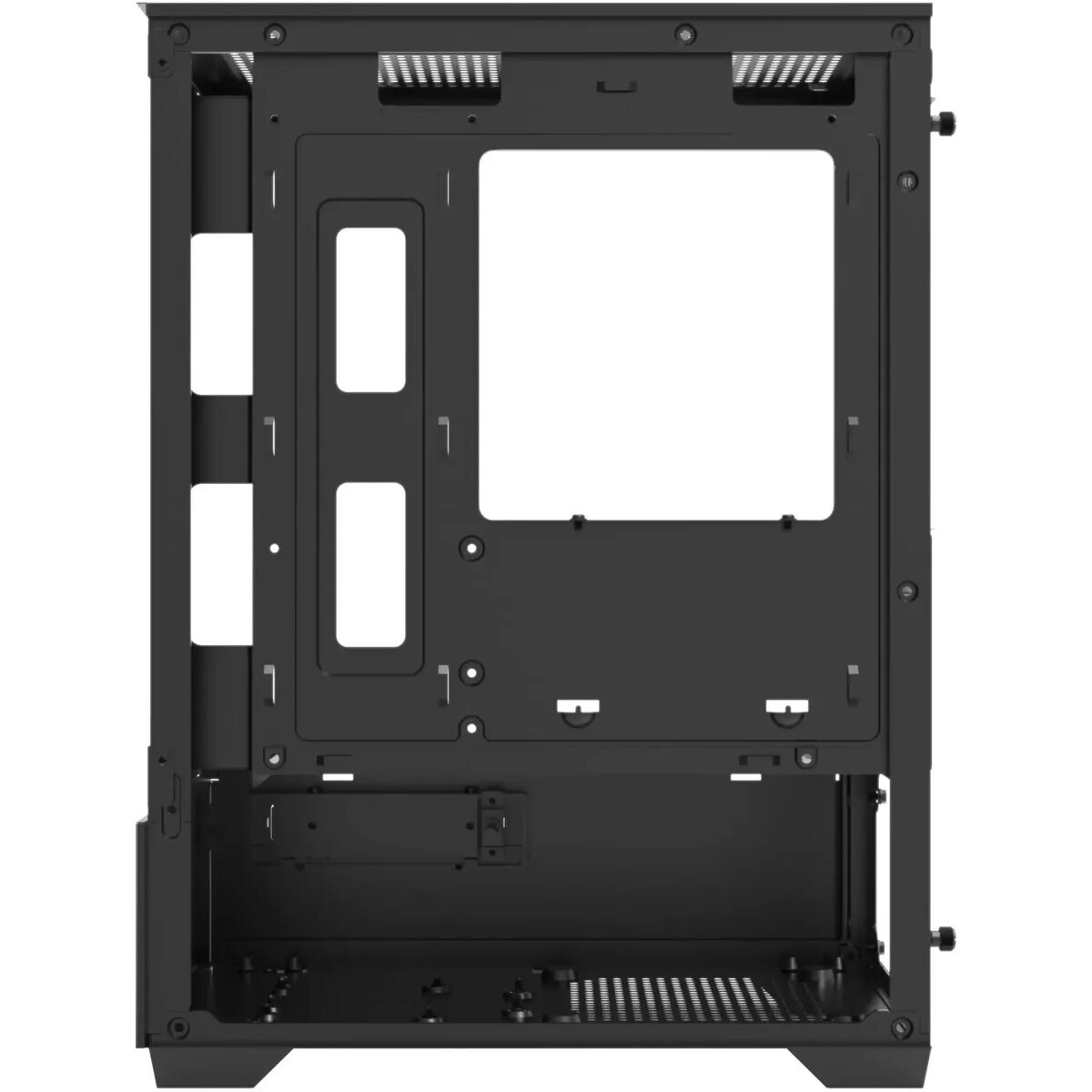 Корпус Accord ACC-UE2B TG OFFICE PRO черный без БП mATX 2xUSB2.0 1xUSB3.0 1xUSB3.1 audio