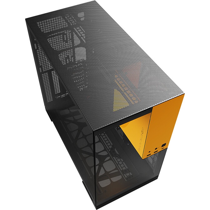 Корпус Accord ACC-EL1B TG черный без БП ATX 2xUSB2.0 1xUSB3.1 audio