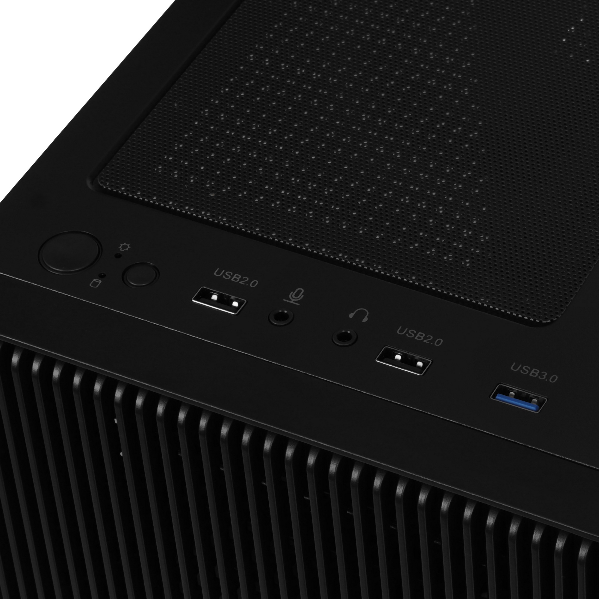 Компьютерный корпус XASTRA A307M 3BK Black mATX/Mesh/ tempered glass / 3x120мм PWM FC black fans/ A3