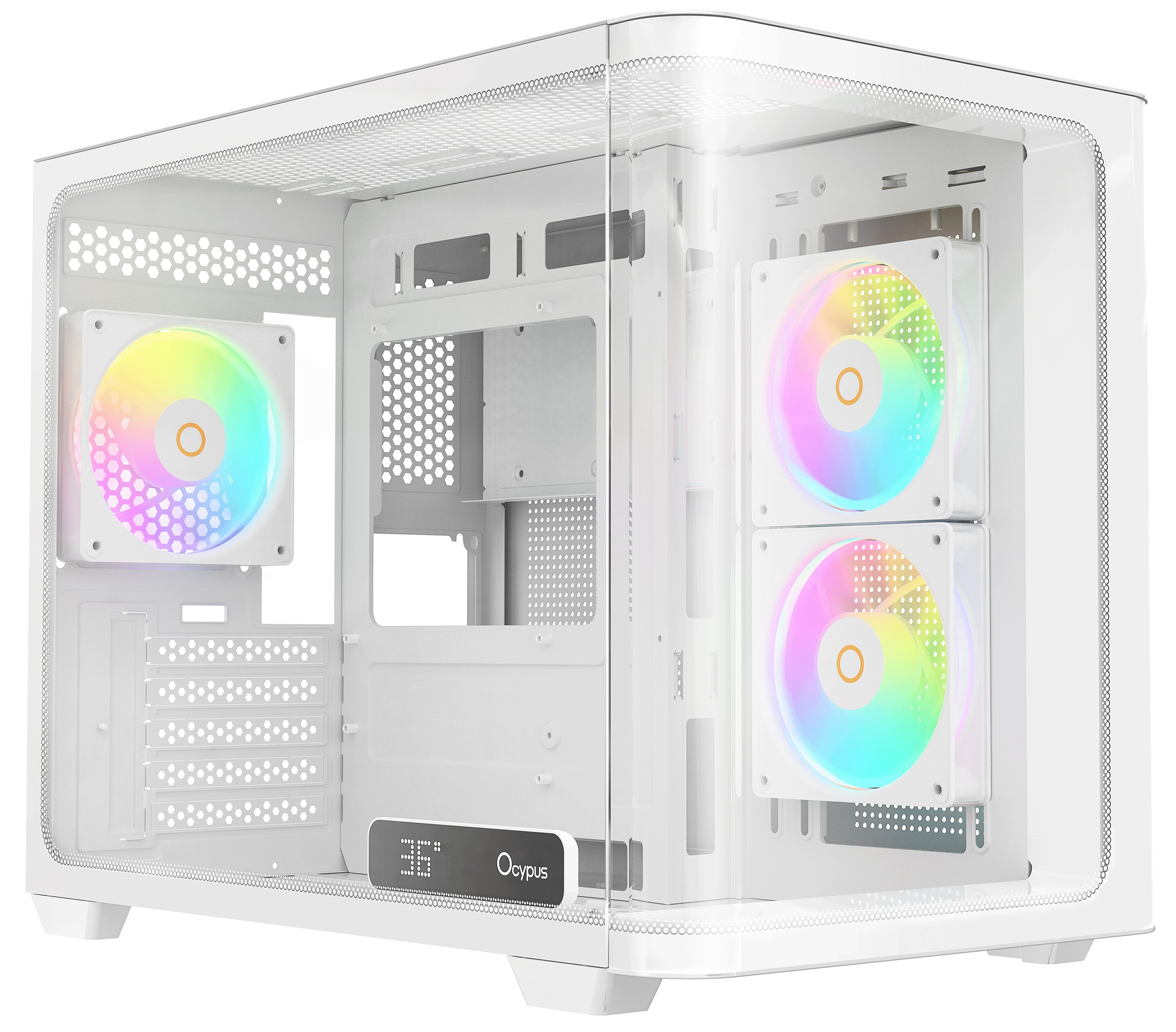 Корпус Ocypus Iota&nbsp;C50&nbsp;WH&nbsp;Curve&nbsp;ARGB&nbsp;Digital (Iota-C50-WHD300CD-GL)