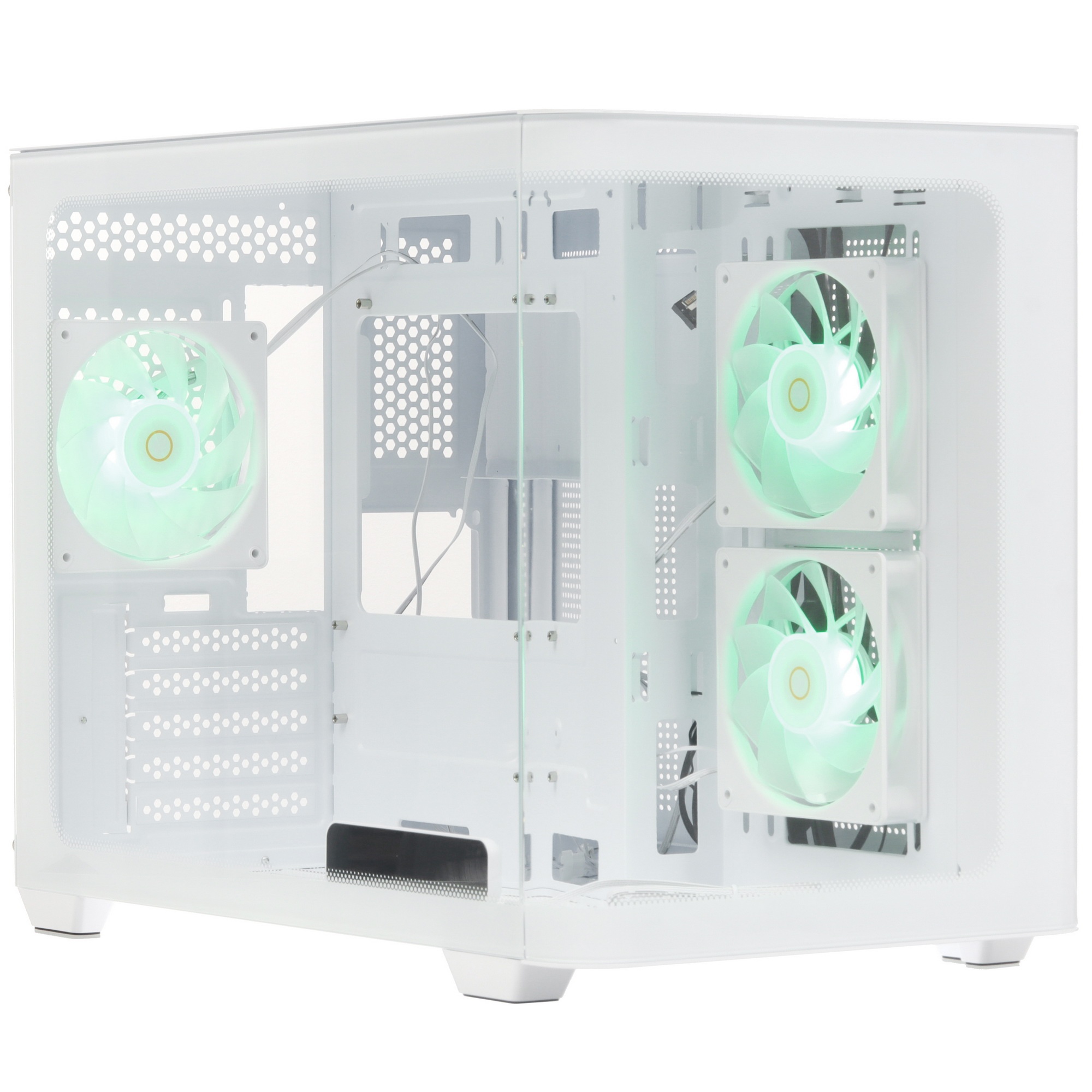 Корпус Ocypus Iota&nbsp;C50&nbsp;WH&nbsp;Curve&nbsp;ARGB&nbsp;Digital (Iota-C50-WHD300CD-GL)