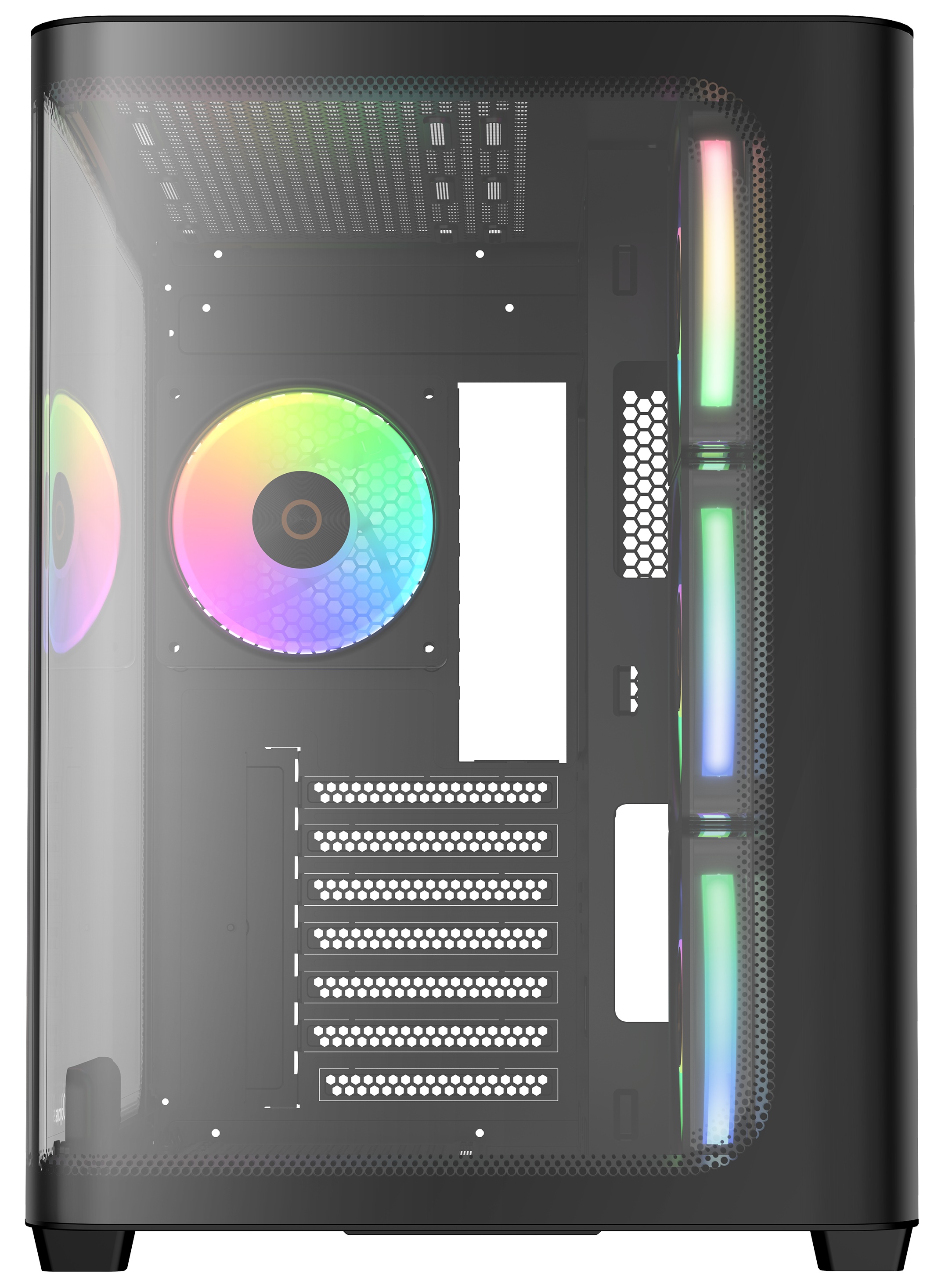 Корпус Ocypus Iota C70 BK Curve ARGB Digital (Iota-C70-BKD400CD-GL)