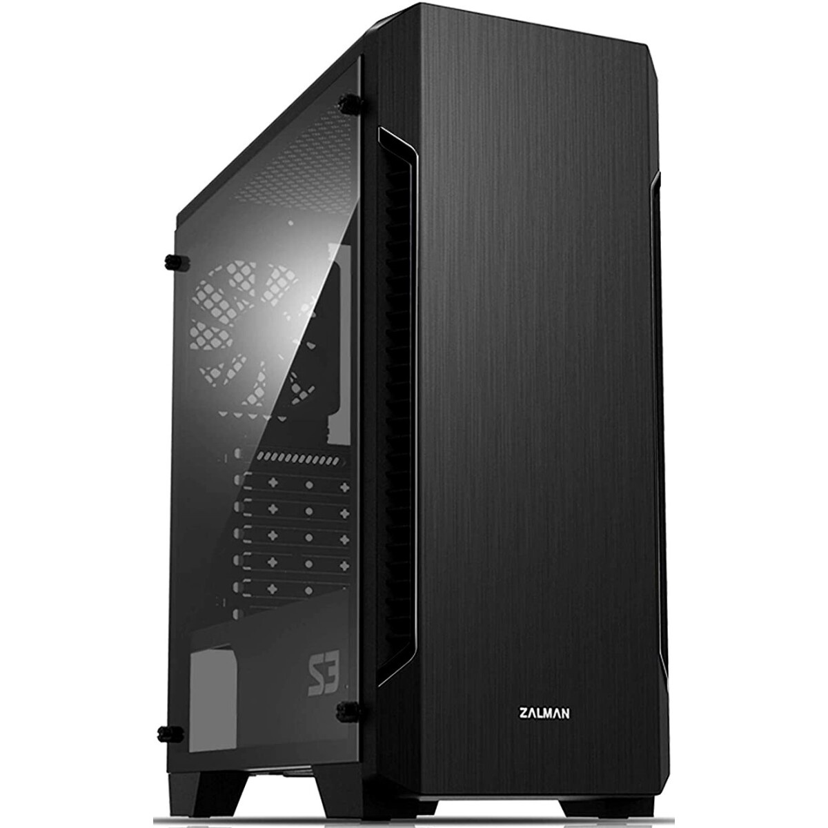 Корпус для ПК Forza FZ-G901 EATX Case, black, w/o psu,Tempered glass front panel, 2x3,5", 2x2,5",USB