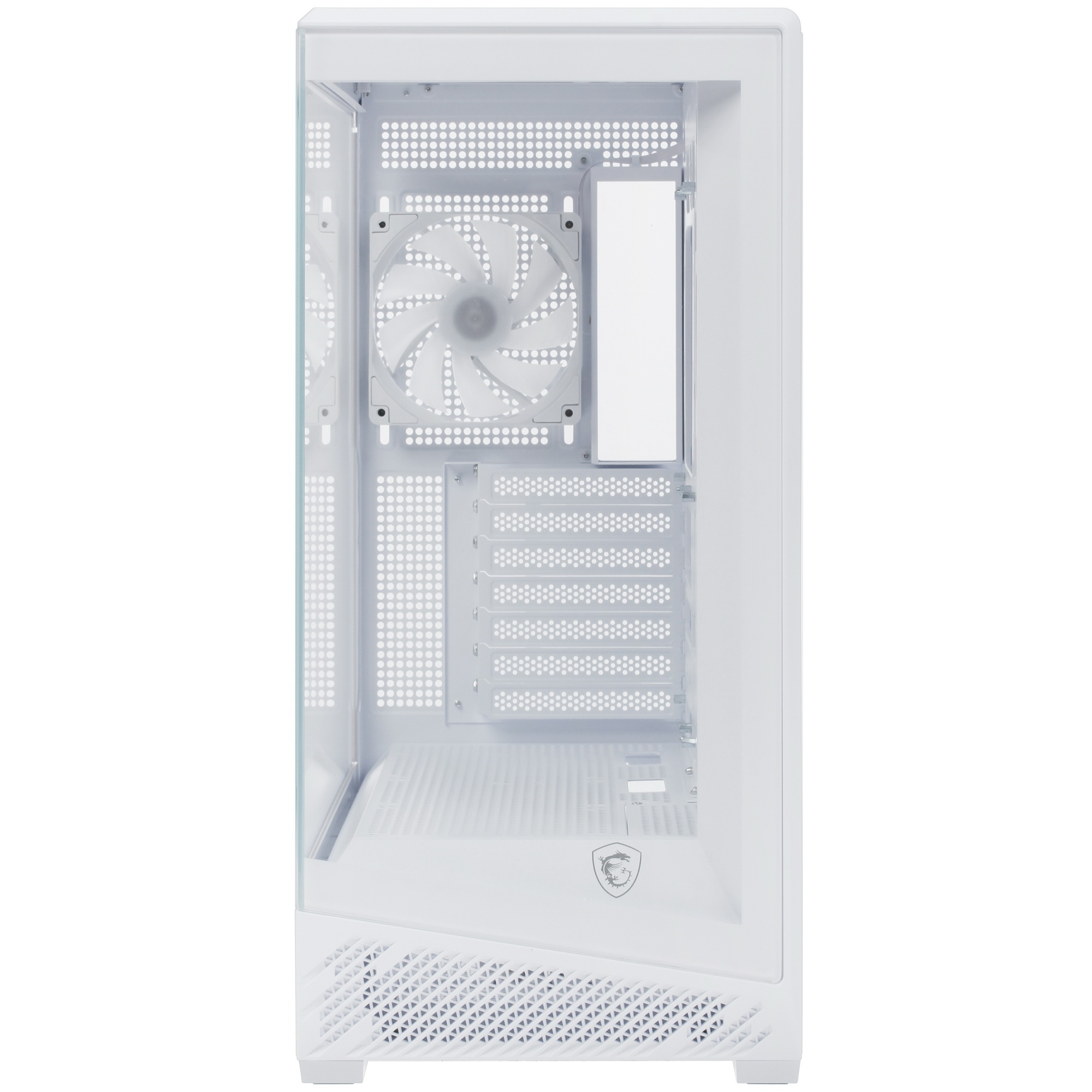 Корпус для ПК MSI MAG PANO 130R PZ White 2xUSB 3.2 Gen 1, 1xUSB 3.2 Gen2 Type-C, 3x120mm ARGB Revers