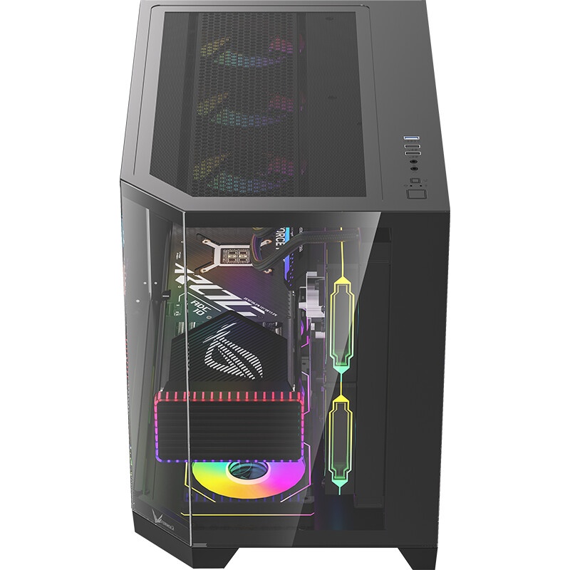 Компьютерный корпус AeroCool/Formula Crystal U9 черный без БП ATX 5x120mm 3x140mm 2xUSB3.0 1xUSB3.1