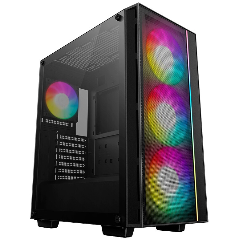 Компьютерный корпус Cooler Master CMP 520 черный без БП ATX 1x80мм 1x92mm 2xUSB2.0 audio