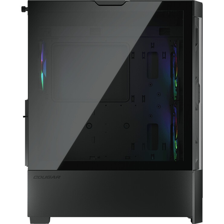 Компьютерный корпус Hiper PB81 черный без БП ATX 3x120mm 2xUSB2.0 2xUSB3.0 audio bott PSU
