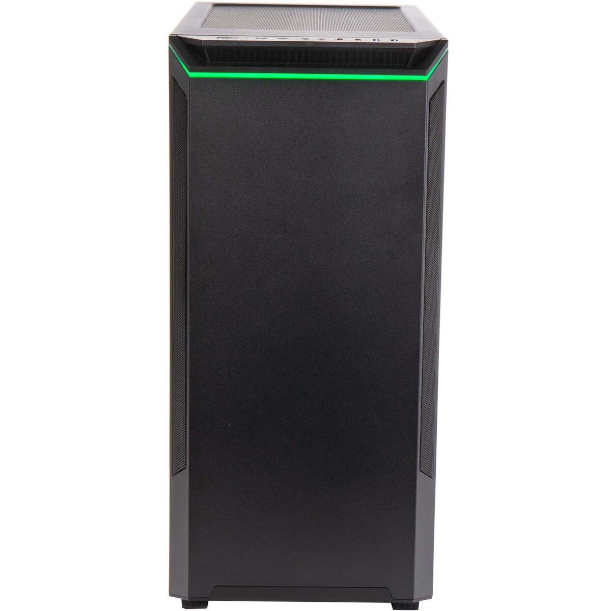 Компьютерный корпус Hiper PB81 черный без БП ATX 3x120mm 2xUSB2.0 2xUSB3.0 audio bott PSU