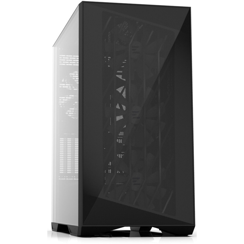 Компьютерный корпус Hiper PB81 черный без БП ATX 3x120mm 2xUSB2.0 2xUSB3.0 audio bott PSU