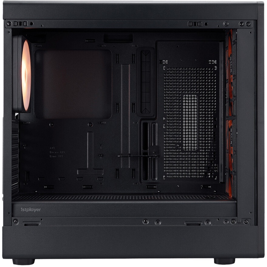 Компьютерный корпус Hiper PB81 черный без БП ATX 3x120mm 2xUSB2.0 2xUSB3.0 audio bott PSU