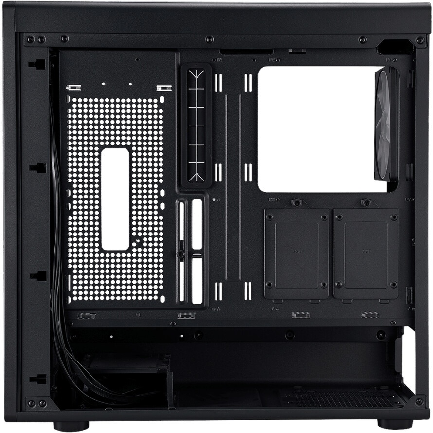 Компьютерный корпус Hiper PB81 черный без БП ATX 3x120mm 2xUSB2.0 2xUSB3.0 audio bott PSU