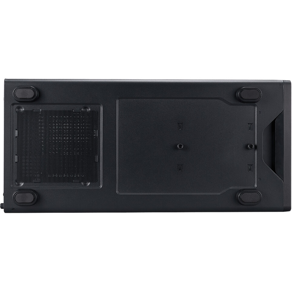 Компьютерный корпус Hiper PB81 черный без БП ATX 3x120mm 2xUSB2.0 2xUSB3.0 audio bott PSU