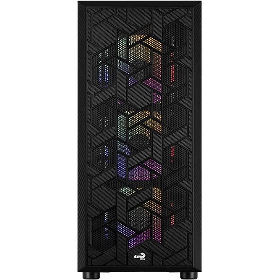 Компьютерный корпус Aerocool  / Formula Hive-G-BK-v2 черный без БП ATX 4x120mm 1xUSB2.0 2xUSB3.0 aud