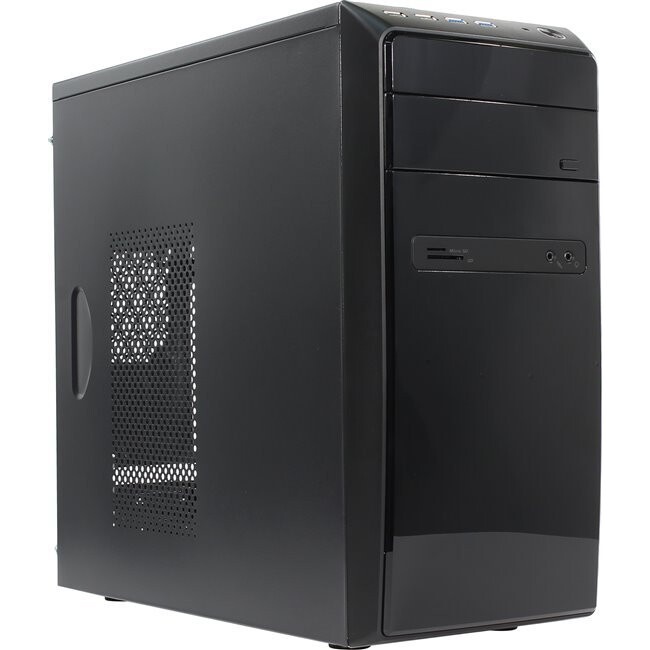 Компьютерный корпус POWERMAN EK303BK PM-450SFX U3.0*2+TypeC+combo Audio POWERMAN [6154288]