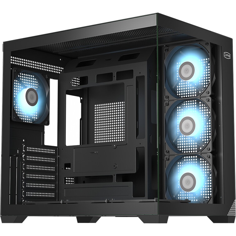 Корпус PcCooler C3Q500 BK черный без БП ATX 9x120mm 5x140mm 2xUSB3.0 audio bott PSU