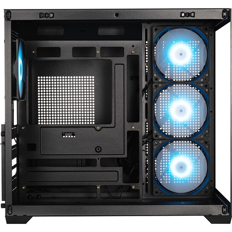 Корпус PcCooler C3Q500 BK черный без БП ATX 9x120mm 5x140mm 2xUSB3.0 audio bott PSU