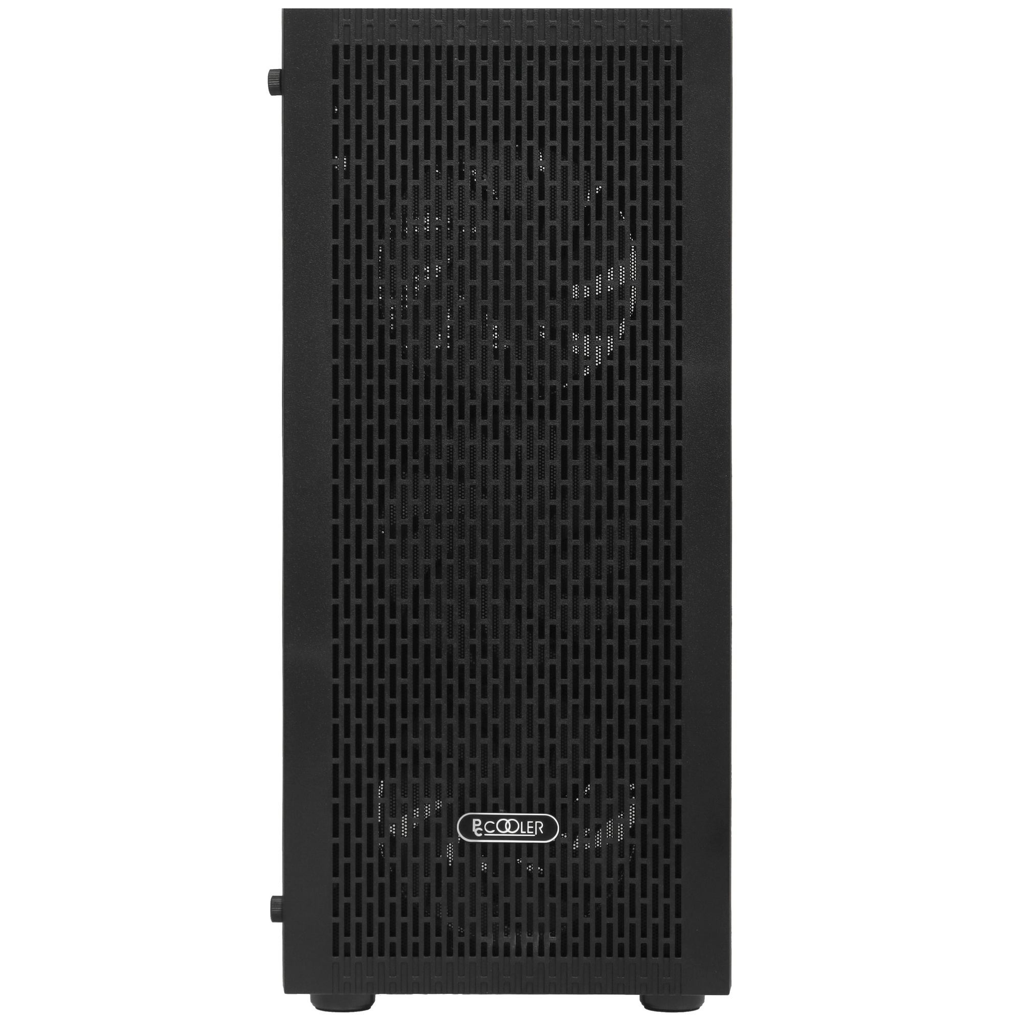 Корпус без блока питания PCCOOLER MA100 MESH BK, Mesh Mid Tower, Black, TG, 0.4 SPCC, 3x120mm ARGB A
