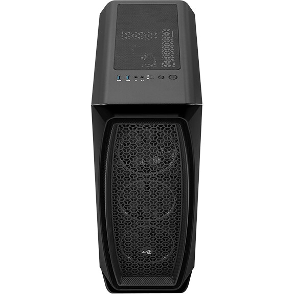 Компьютерный корпус Aerocool / Formula Gladiator Duo-G-BK-v1 черный без БП ATX 3x120mm 2xUSB3.0 audi