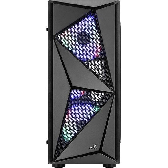 Компьютерный корпус Aerocool / Formula Gladiator Duo-G-BK-v1 черный без БП ATX 3x120mm 2xUSB3.0 audi