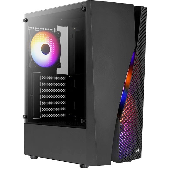 Компьютерный корпус Aerocool / Formula Gladiator Duo-G-BK-v1 черный без БП ATX 3x120mm 2xUSB3.0 audi