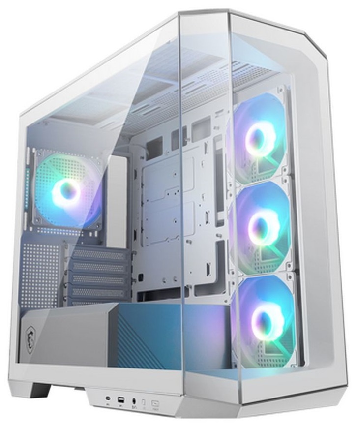 Компьютерный корпус MSI MAG Pano M100R PZ White , Micro-ATX, 1xUSB 3.2 Gen 1, 1xUSB 3.2 Gen2 Type-C,