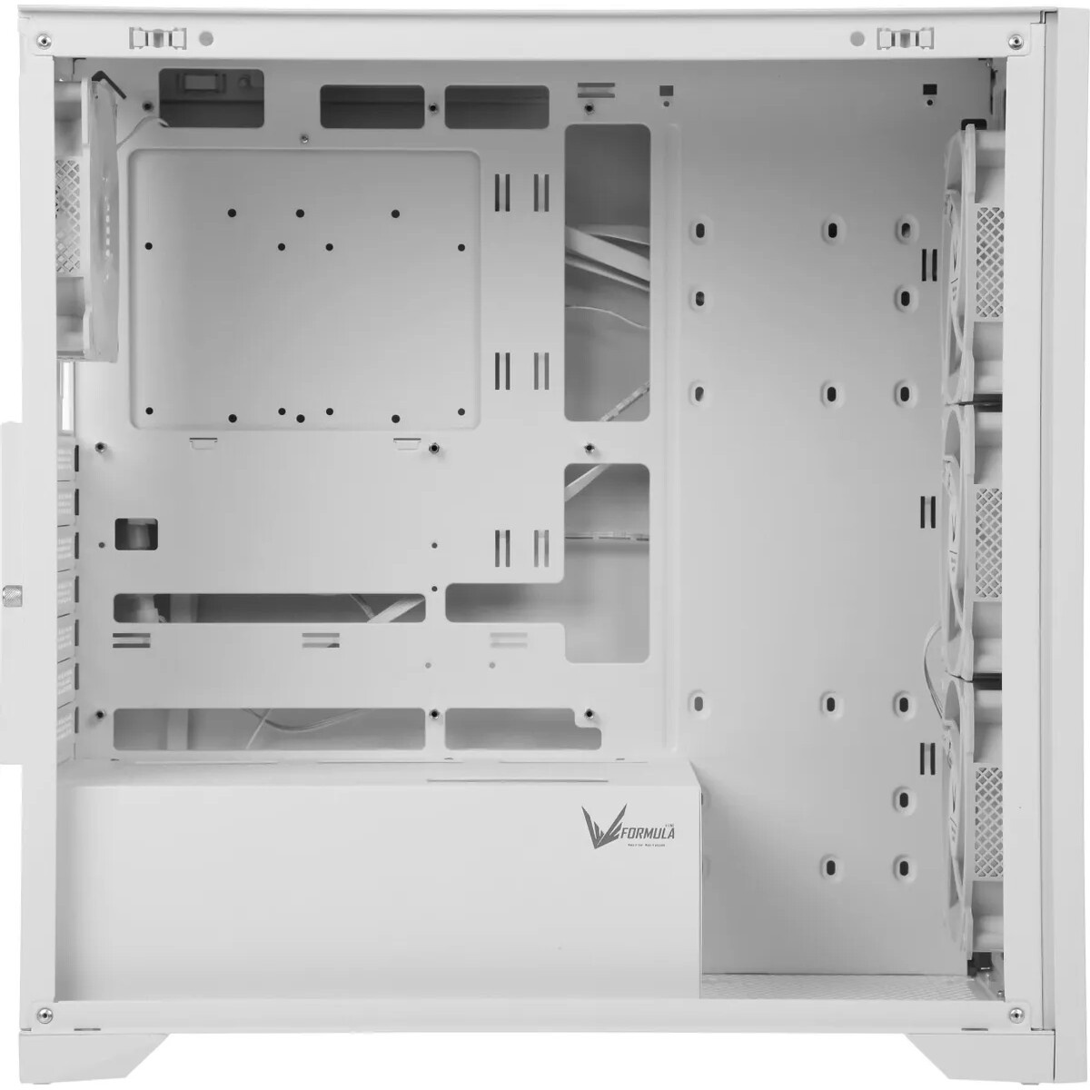 Компьютерный корпус Formula V Line Air Power G9 DUO PA White, ATX, TYPE-C*1, USB3.0*2, MESH/GLASS FR