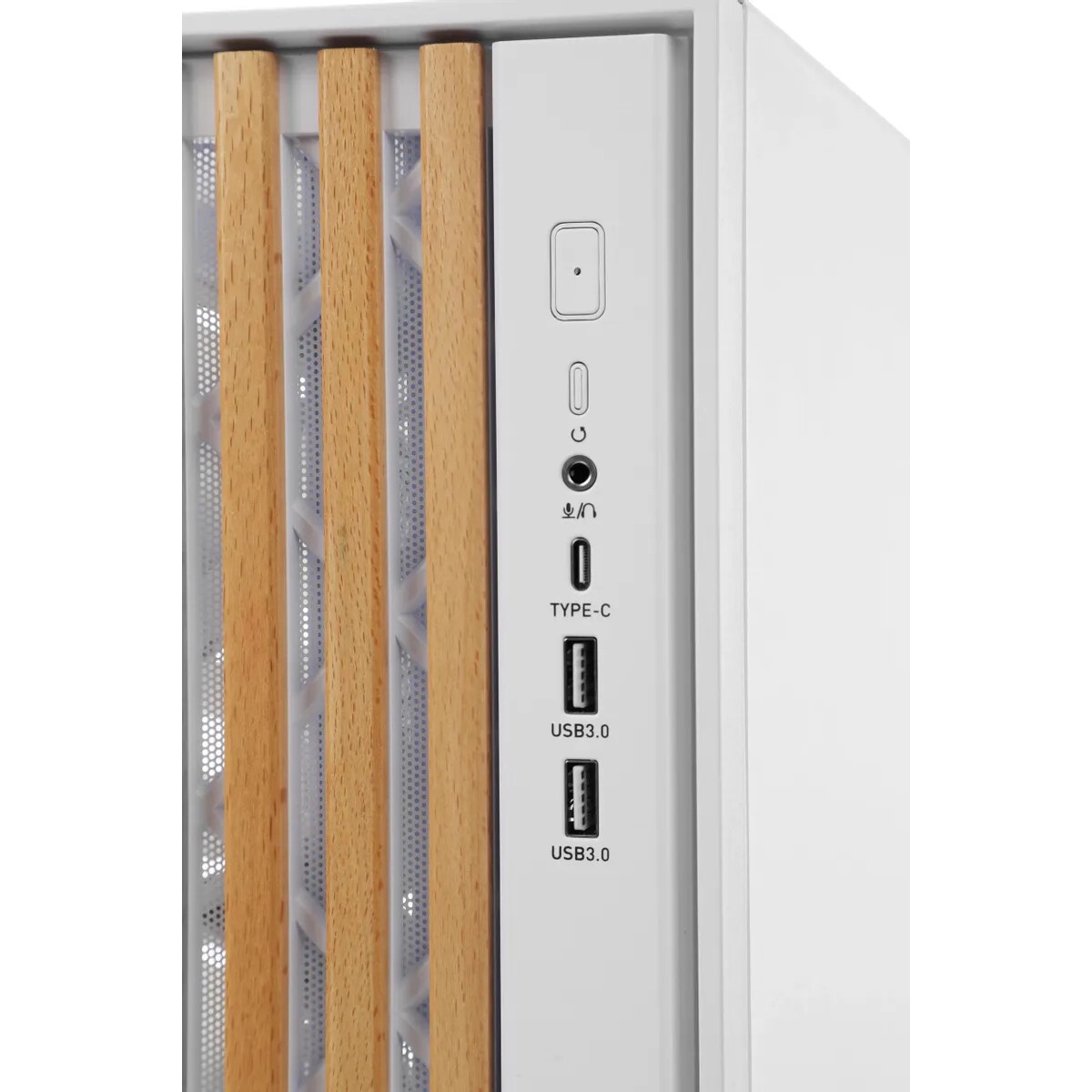 Компьютерный корпус Formula V Line Air Power G9 DUO PA White, ATX, TYPE-C*1, USB3.0*2, MESH/GLASS FR
